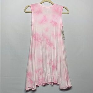 Nordstrom Girls Pink Tie-dye Dress